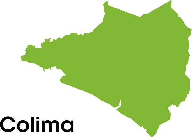 Mapa del estado de Colima